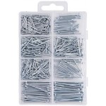 Qualihome Hardware Nail Assortment Kit, Includes Finish, Wire, Common, Brad and Picture Hanging Nails