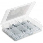 Qualihome Hardware Nail Assortment Kit, Includes Finish, Wire, Common, Brad and Picture Hanging Nails