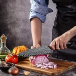 Chef Knife, TANSUNG Kitchen Knife 8 Inch Pro Chef's Knife Cooking Knife Ultra Sharp Knife for Home Restaurant Cookers with High Carbon Stainless Steel Ergonomic Wooden Handle and Elegant Gift Box