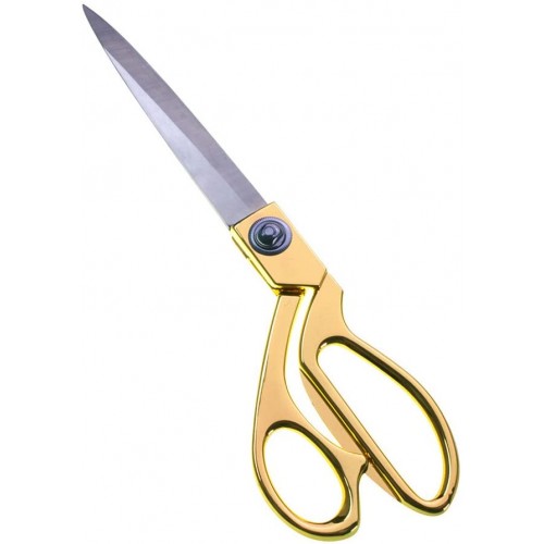 10.5'' Gold Fabric Scissors Stainless Steel sharp Tailor Scissors clothing scissors Professional Heavy Duty Dressmaking Shears Sewing Tailor