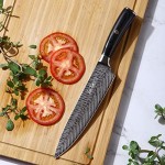 LaTim's Chef Knife 8 Inch Professional,Japanese Kitchen Cooking Knives with German High Carbon Stainless Steel 4116 and Ergonomic Handle,Finger Guard and Sharp Knife for Gift Box