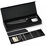 LaTim's Chef Knife 8 Inch Professional,Japanese Kitchen Cooking Knives with German High Carbon Stainless Steel 4116 and Ergonomic Handle,Finger Guard and Sharp Knife for Gift Box