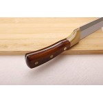 VARWANEO Kitchen Knife Carbon Stainless Steel Chef's Knife with Pear Tree Handle 6.7 Inch